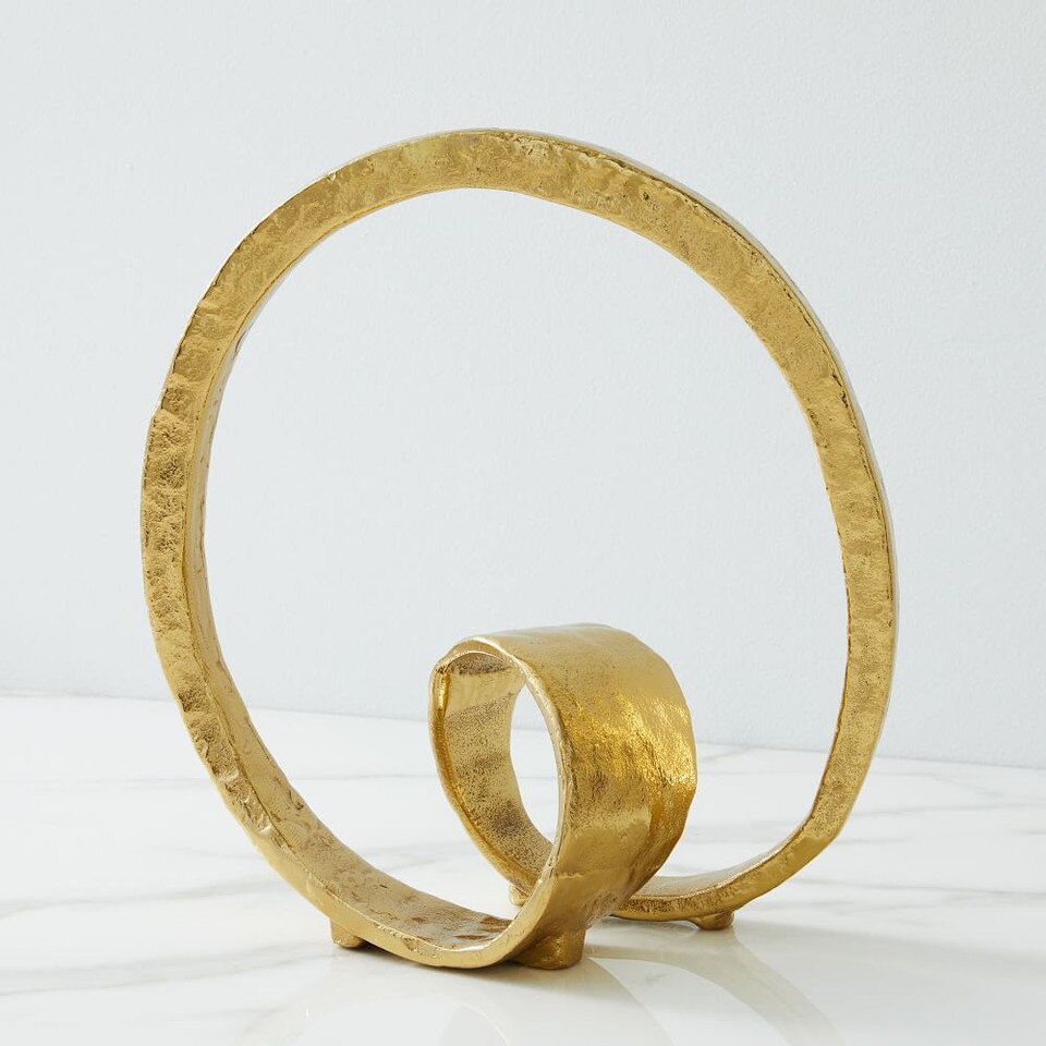 Metal Loop Objects Brass Finish West Elm UK